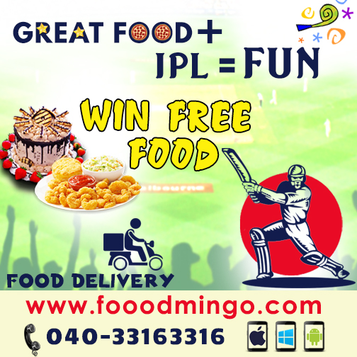 Play FoodMingo IPL Contest to WIN 50 FREE DELICIOUS WINNINGS EVERYDAY!! (No Purchase Required)